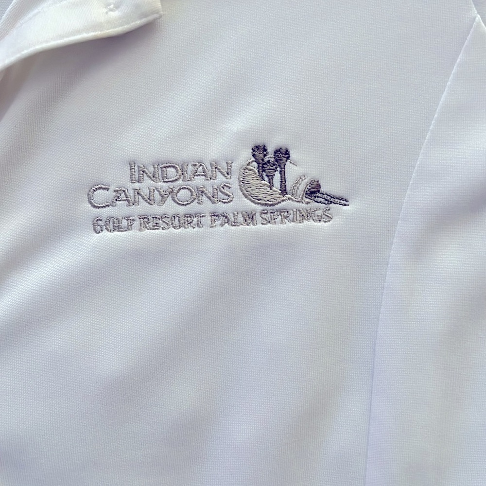 Ladies EP Tour Tech White button-down Golf Polo! Classic!🏌️‍♀️⛳️
